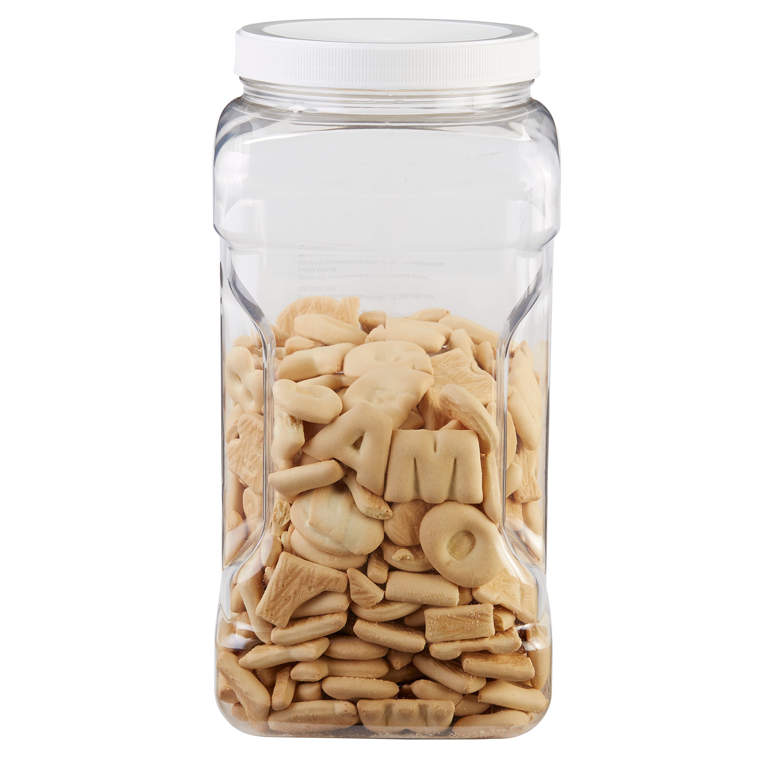 Rubbermaid 1-Quart Square Food Storage Containers with Lids - Airtight, BPA-Free Plastic Jars for Meal Prep, Pantry Organization & Leftovers - Perfect for Kitchen, Office & Picnics