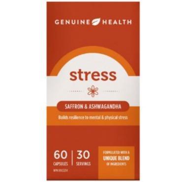 Genuine Health Stress Relief Supplement - 60 Capsules for Anxiety & Relaxation - Perfect for Daily Stress Management & Mental Wellness