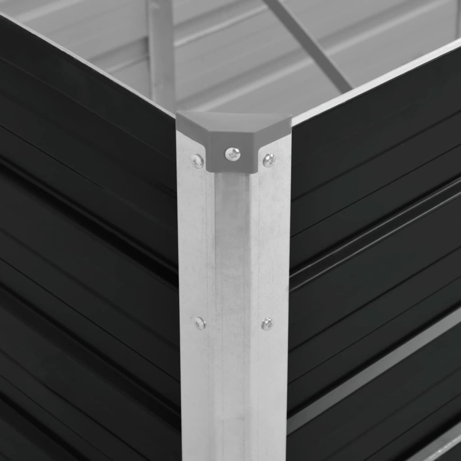 **Galvanized Steel Raised Garden Bed Planter Box 39.4