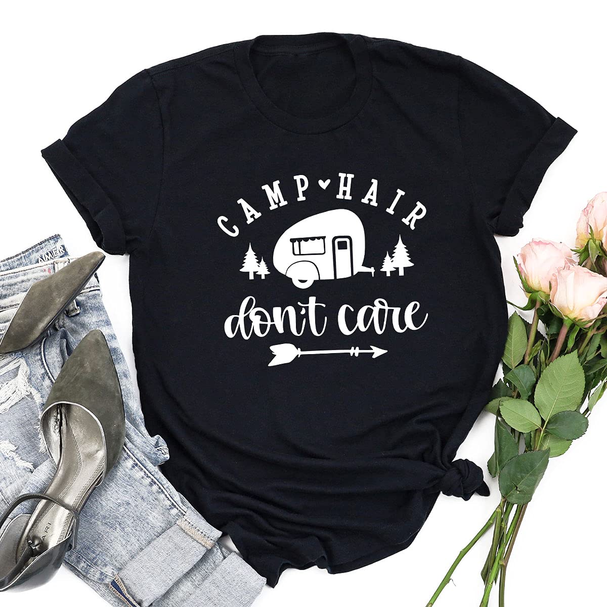 Fast-Drying Camping T-Shirt for Men & Women - Breathable Hiking Shirt, Outdoor Adventure Tee, Nature Lover Gift - Perfect for Camping, Hiking, Backpacking & Outdoor Activities