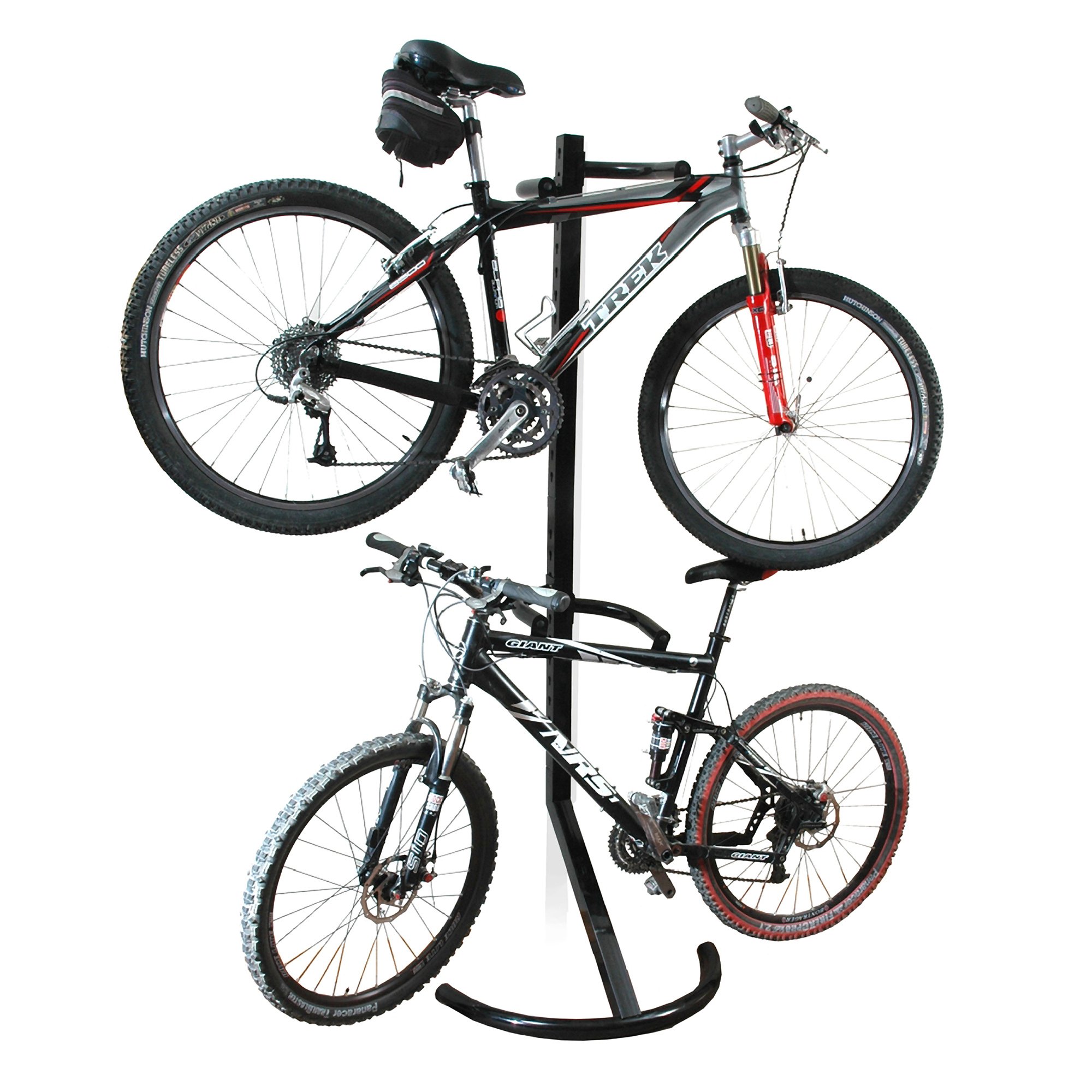 RAD Cycle Products Heavy Duty Gravity Bike Stand - Adjustable Bicycle Rack for Storage & Display - Holds 2 Bikes - Perfect for Garage, Shed or Bike Shop Organization