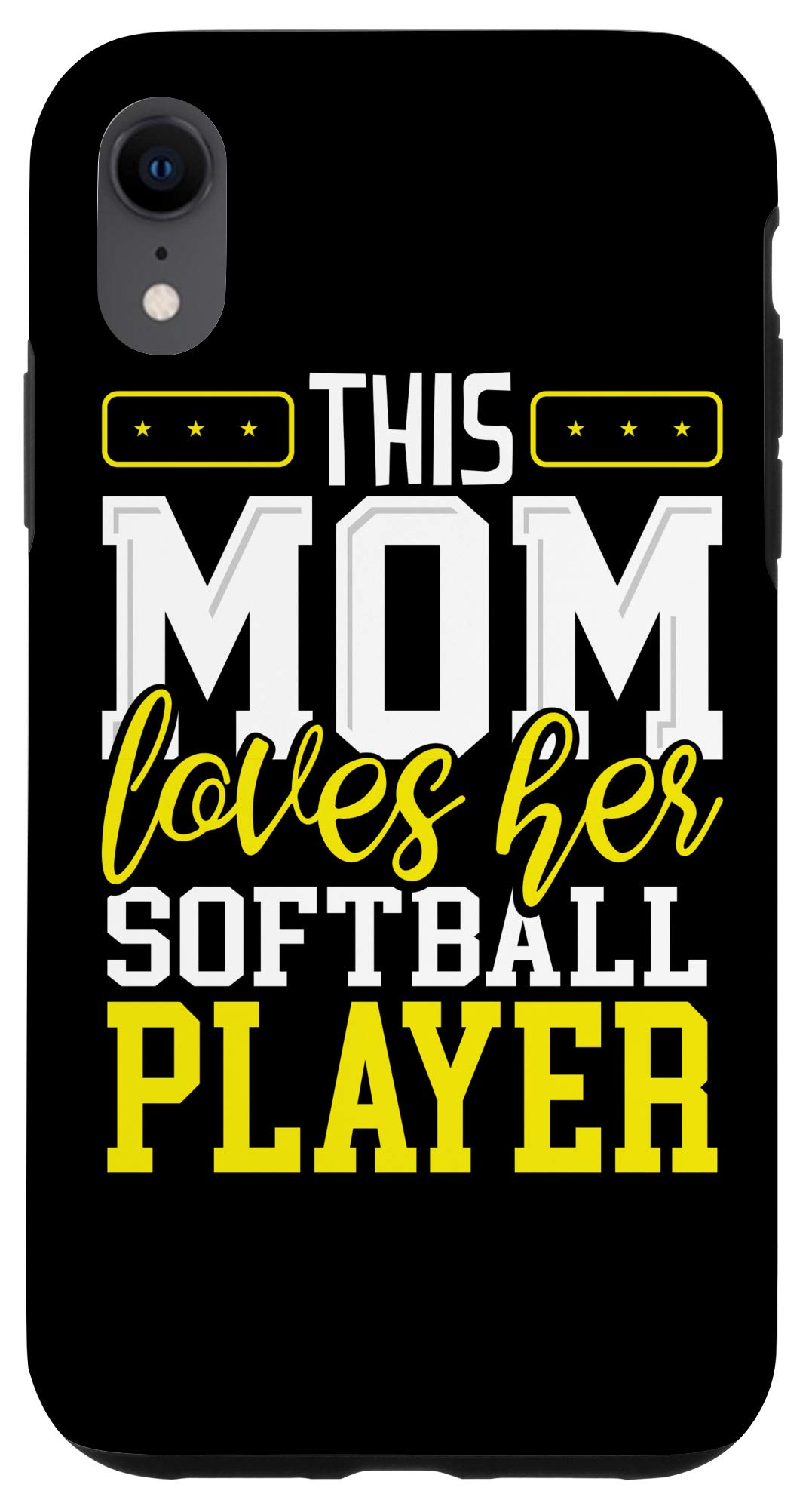 iPhone XR Softball Player Case - Durable Protective Cover for Sports Moms | Perfect for Baseball Games, Team Support & Everyday Use