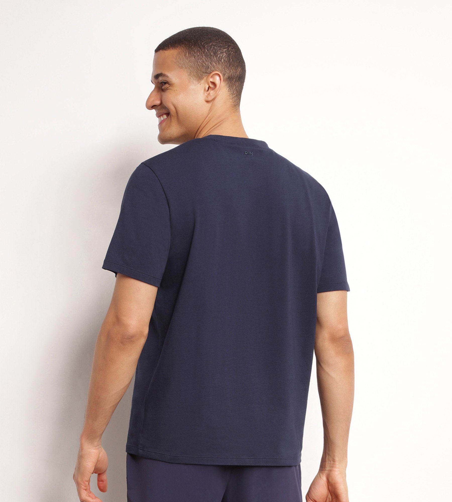 Men's Thermoregulating Sport T-Shirt - Night Blue Jersey Fabric - Moisture Wicking & Breathable for Running, Gym & Outdoor Activities