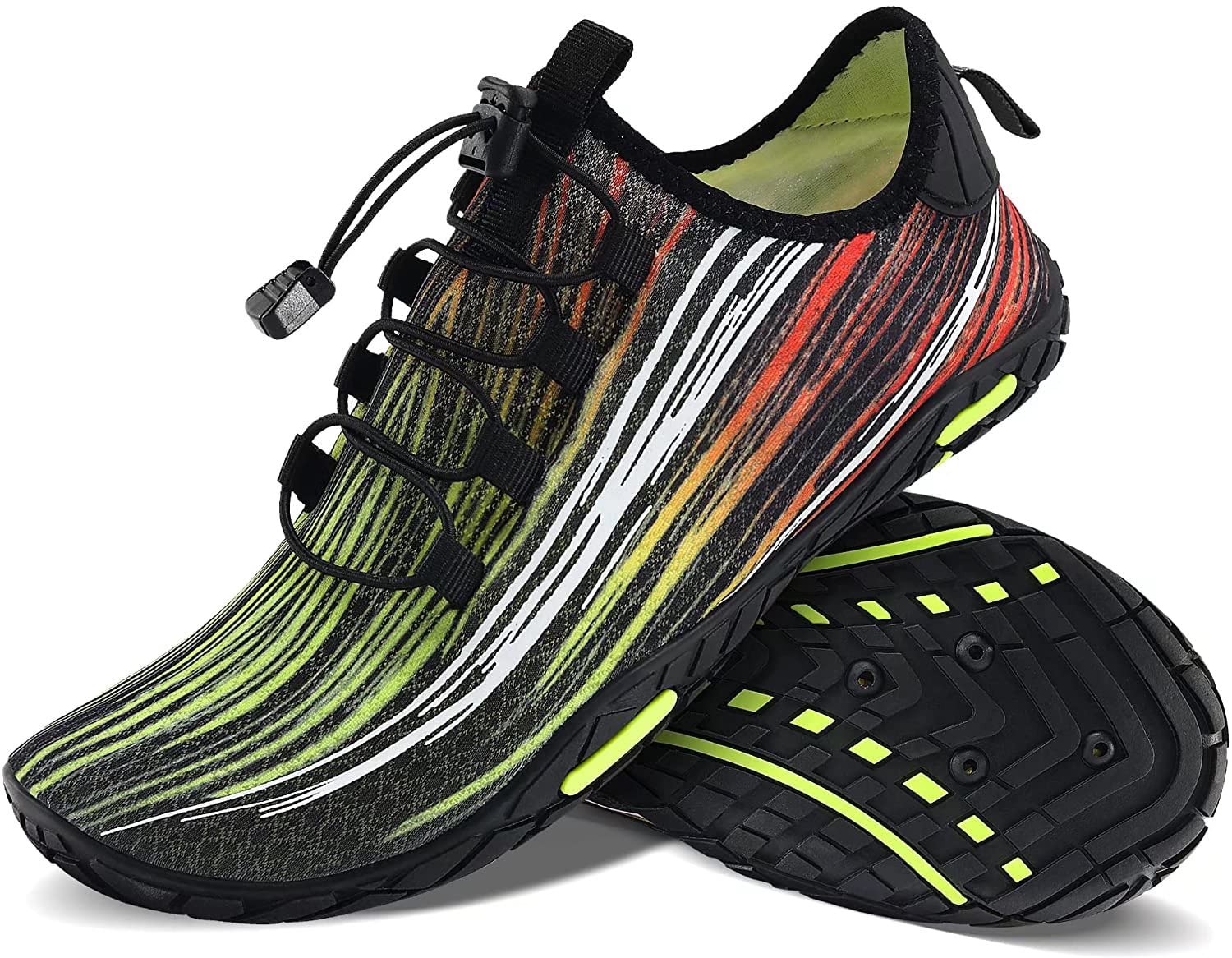 MAYZERO Water Shoes for Men & Women - Quick-Dry Swim Surf Shoes for Beach, Pool, Hiking | Wide Toe Aqua Shoes with Non-Slip Sole | Perfect for Water Sports, Yoga, and Winter House Slippers