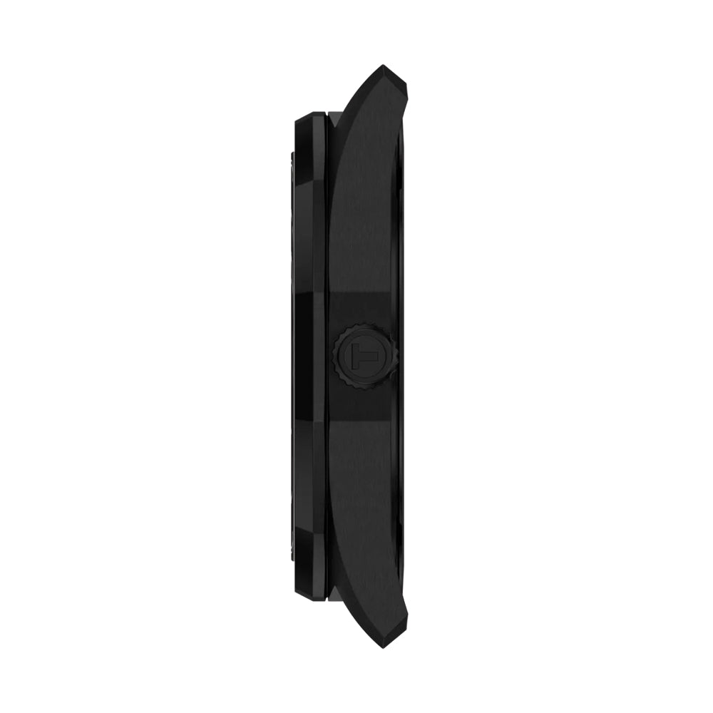 PRC 100 Solar Quartz 39mm Black Stainless Steel Bracelet Watch for Men - Perfect for Outdoor Activities, Business & Casual Wear