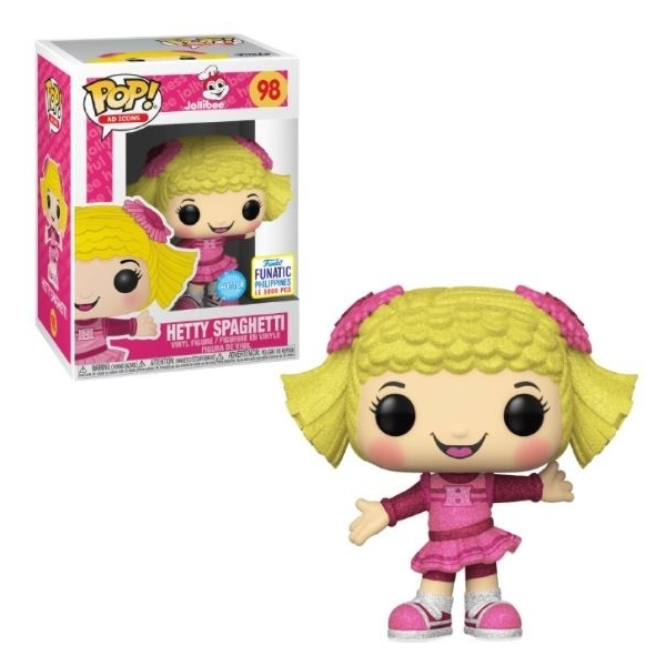 Funko Pop! AD ICONS: Hetty Spaghetti Glittered #98 Limited Edition 5000 - Collectible Vinyl Figure for Display & Gifts - Perfect for Pop Culture Fans & Home Decor
