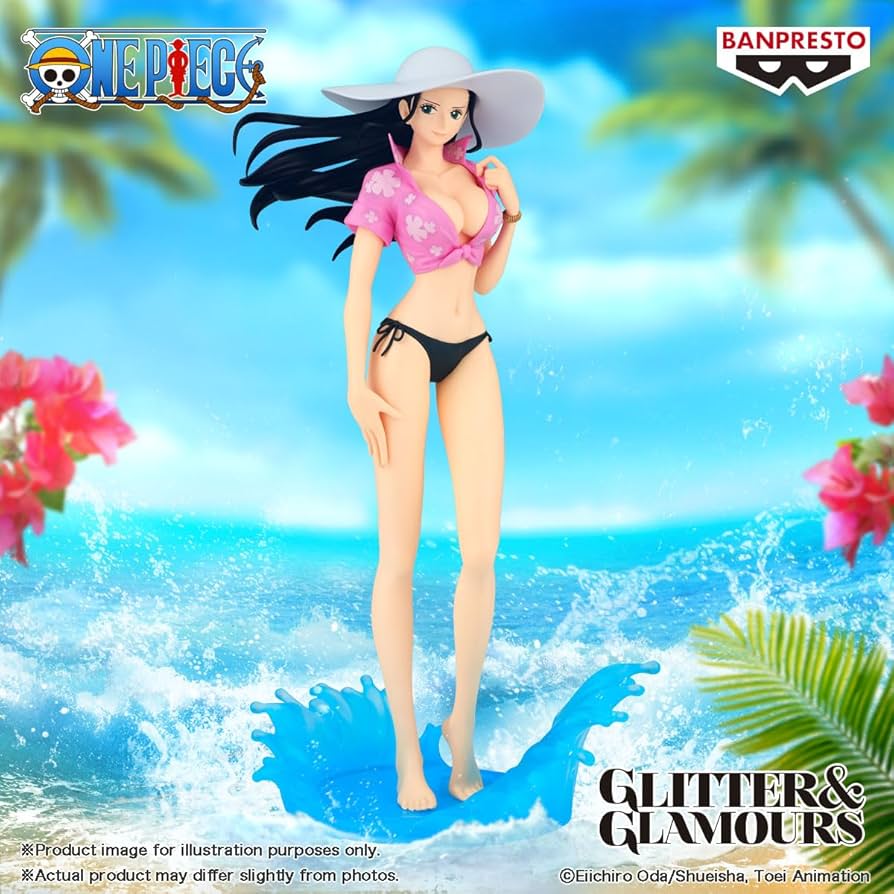 One Piece Glitter & Glamours Splash Style Nico Robin Anime Figure - Collectible Action Figure for Anime Fans, Perfect for Display & Gift Giving