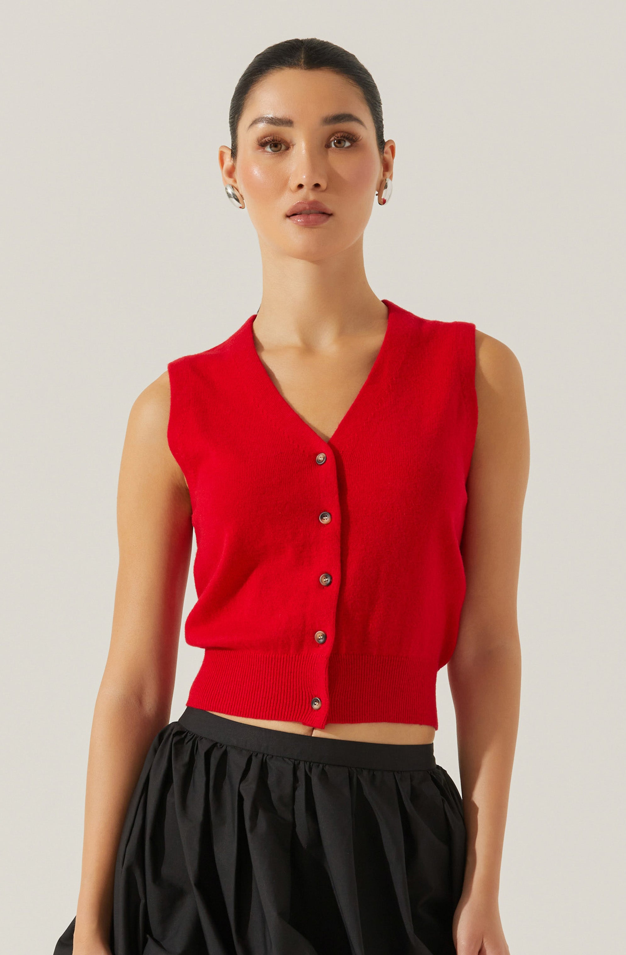 Eira Sweater Vest for Women - Cozy Knit Cardigan with Pockets - Perfect for Fall & Winter Outfits, Office Wear, and Casual Layering