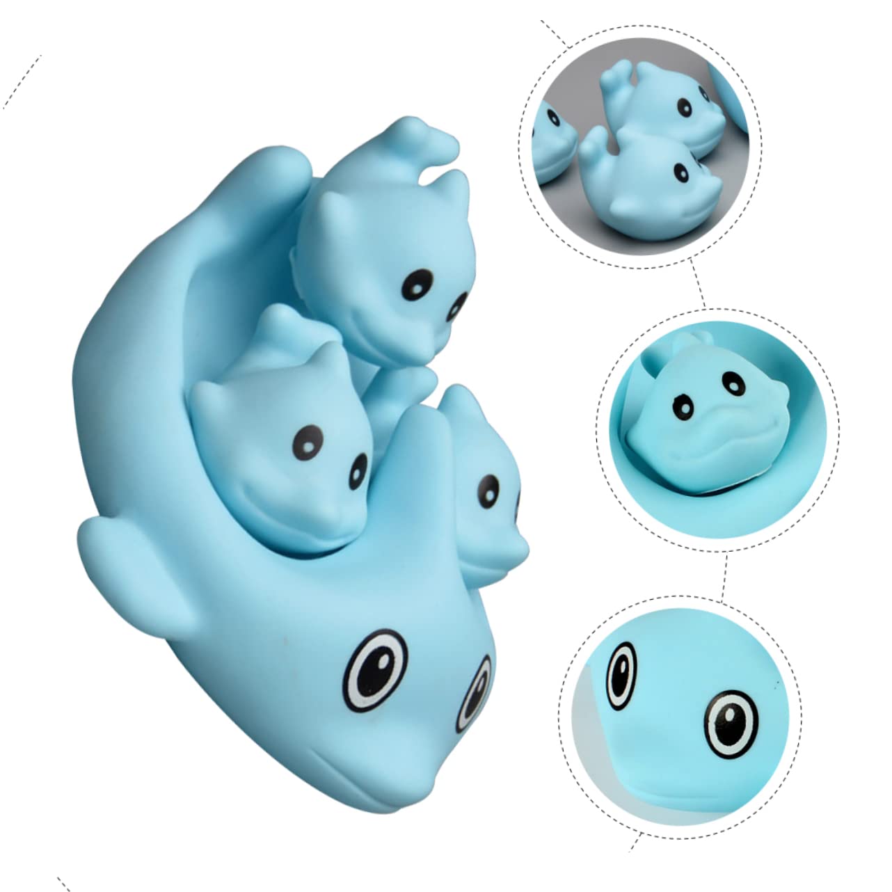 Totority 1 Set Sky-Blue Vinyl Bath Toys for Kids - Fun Water Play & Learning Toys for Toddlers - Perfect for Bathtime, Pool Parties & Outdoor Water Games
