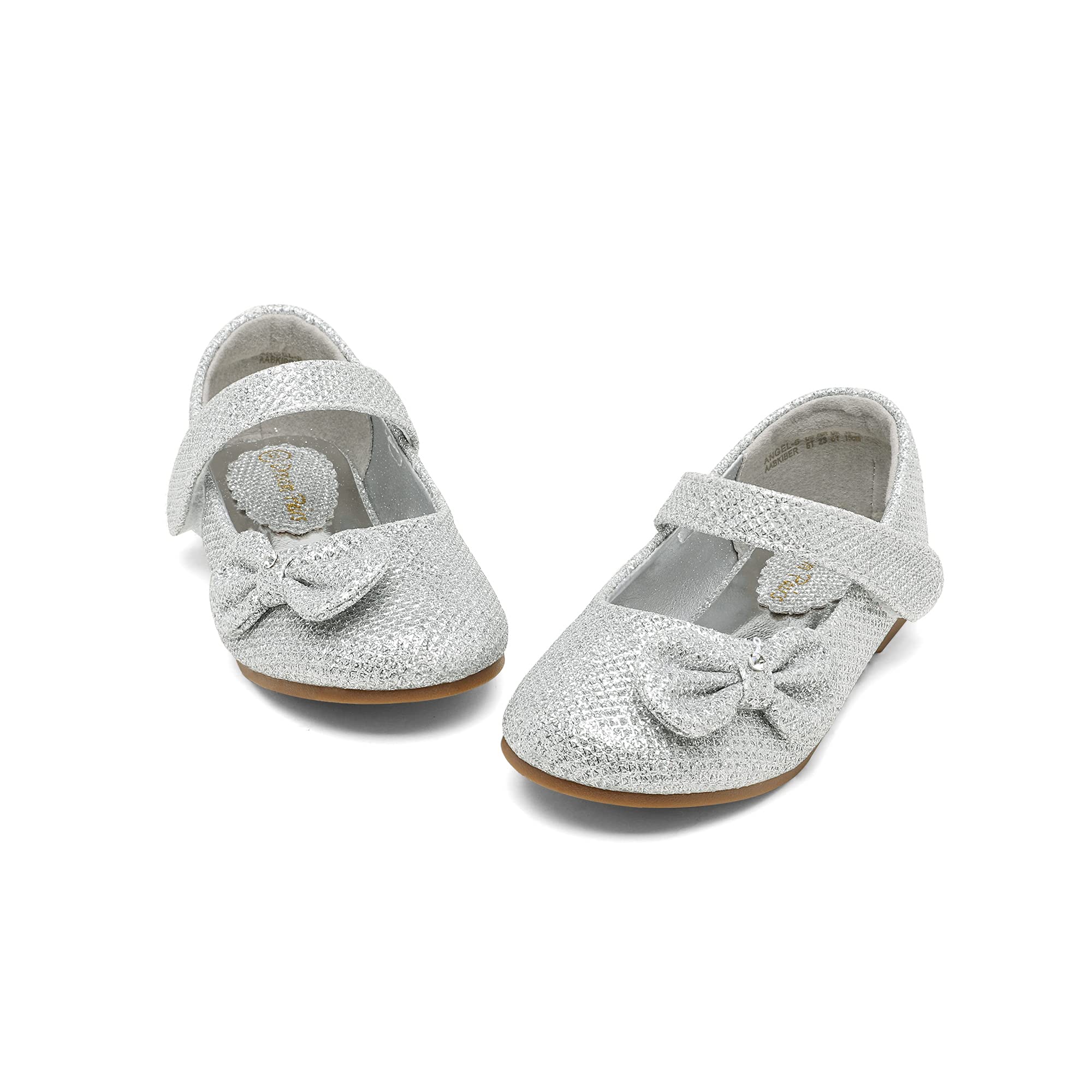 DREAM PAIRS Toddler Girls Mary Jane Flats - Cute Side Bow Ballet Shoes for Toddlers & Little Girls | Perfect for Weddings, Parties & Special Occasions