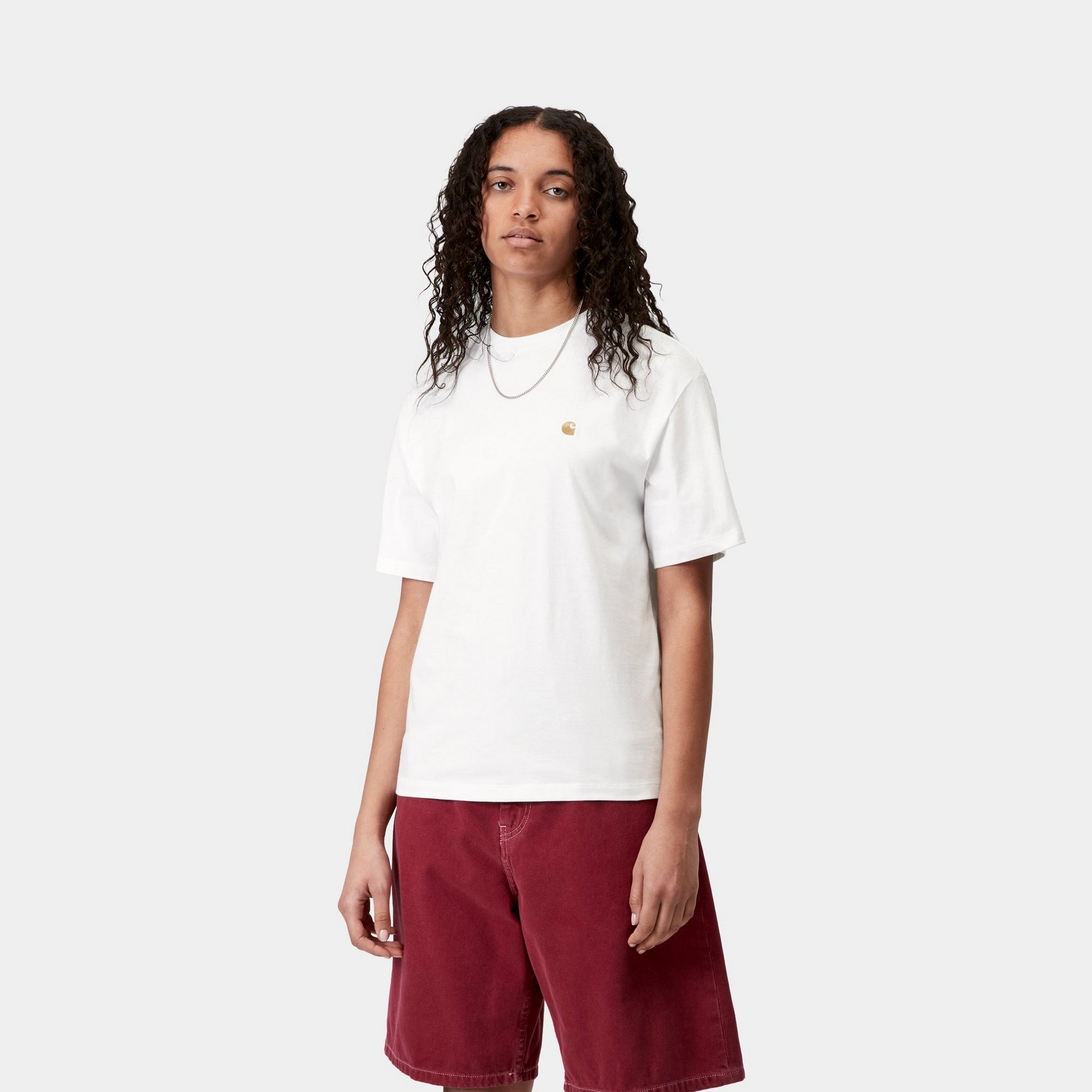 Women's Chase T-Shirt - Soft Cotton White Tee for Casual Wear & Everyday Outfits | Perfect for Work, Weekend & Travel