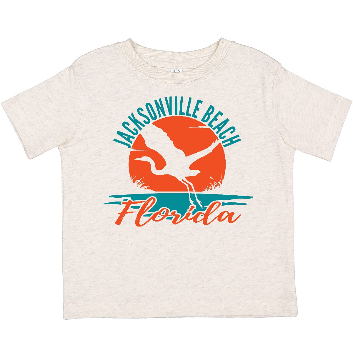Inktastic Jacksonville Beach Florida Vacation Trip Toddler T-Shirt - Cute Graphic Tee for Boys & Girls - Perfect for Family Beach Trips & Summer Outings