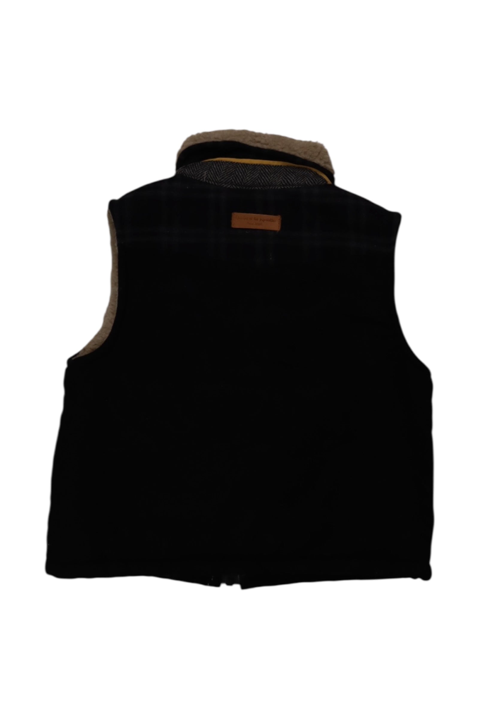 Arsène Et Les Pipelettes Shearling Lined Vest for Kids - Warm Winter Fleece Vest Size 5T - Cozy Outerwear for Toddler Boys & Girls - Perfect for Outdoor Play & School Days