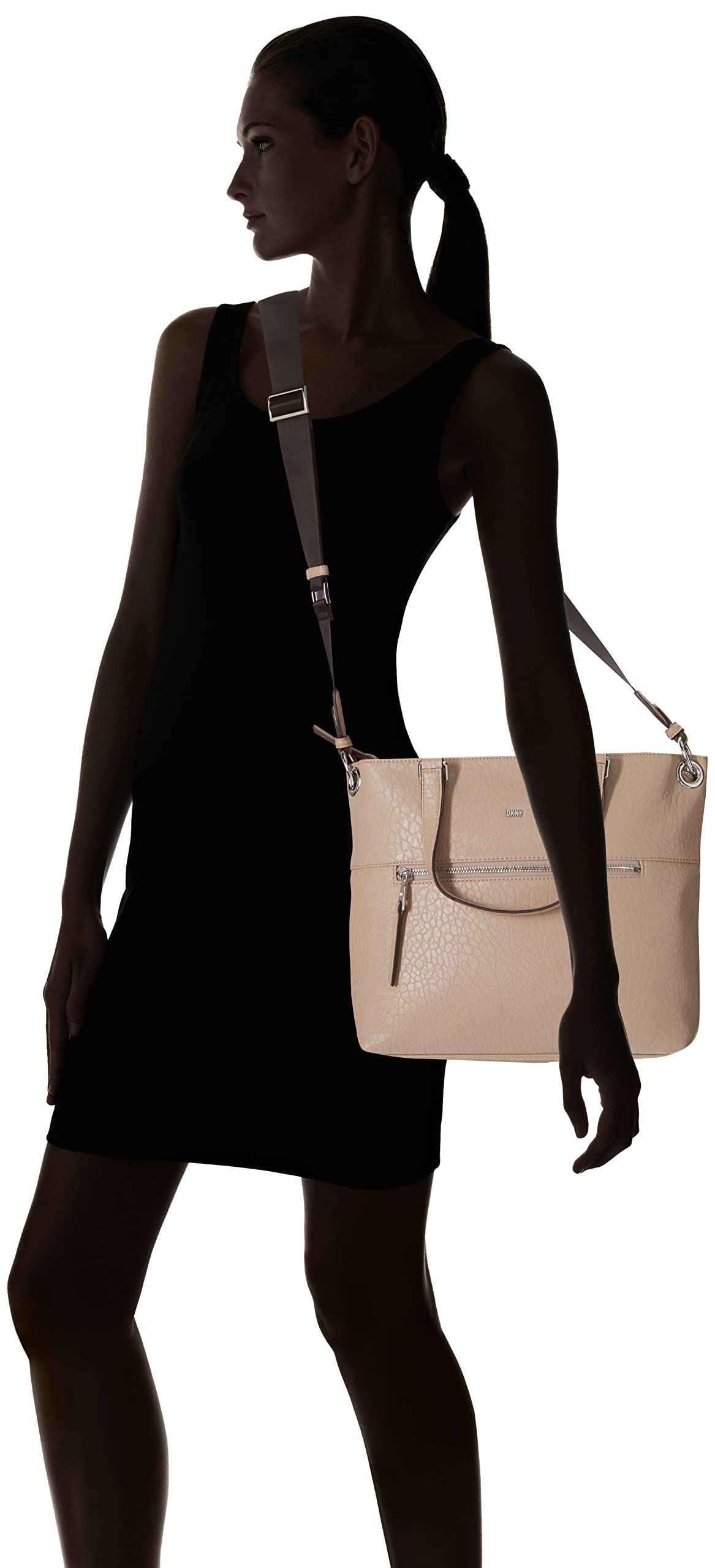 DKNY Gregorio Tote Bag for Women - Stylish Leather Shoulder Handbag Purse - Perfect for Work, Travel & Everyday Use
