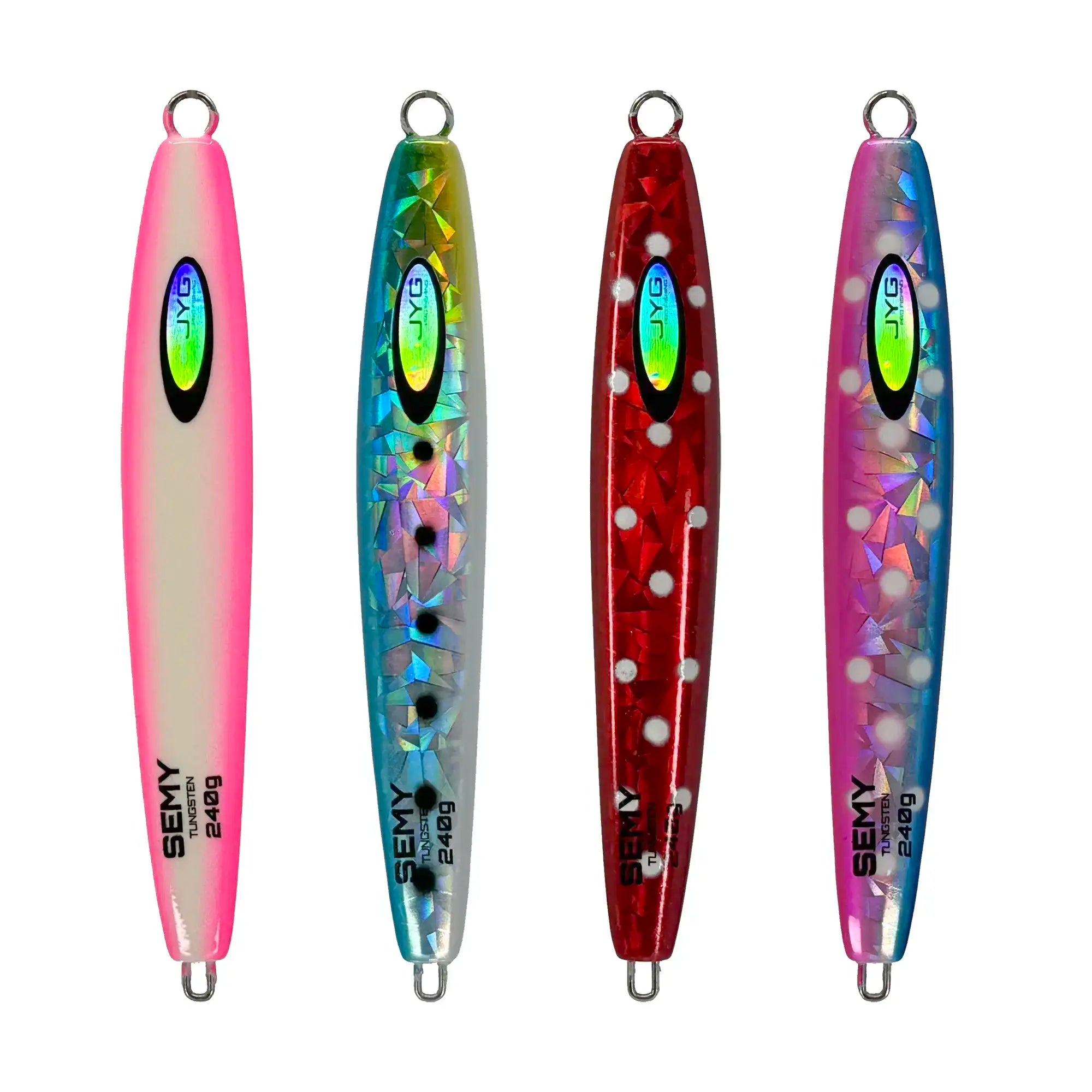 JYG Pro Semy TG Tungsten Slow Pitch Jigs - Premium Saltwater Fishing Lures for Bass, Snapper & Grouper | Ideal for Deep Sea, Offshore & Kayak Fishing