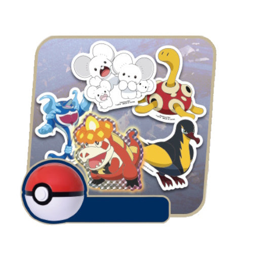 Original Pokemon Monster Ball Sticker Collection - Takara Tomy Official Sticker Set for Scrapbooking, Journaling, and DIY Crafts