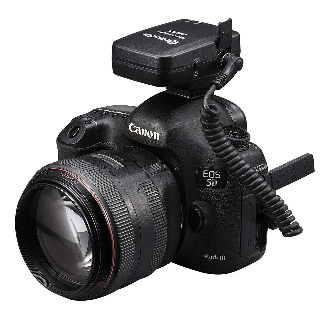 Solmeta GMAX-EOS2 GPS Geotagger with Bluetooth Shutter Control - Compatible with Canon GP-E2, EOS DSLR, Rebel, R & RP Mirrorless Cameras - Perfect for Travel Photography, Geotagging & Remote Shooting