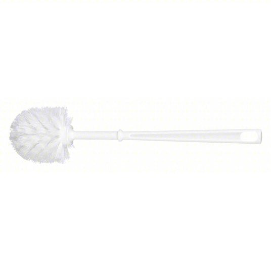 Rubbermaid White Toilet Bowl Brush - Heavy Duty Bathroom Cleaning Tool for Stubborn Stains - Perfect for Home, Hotel & Office Use
