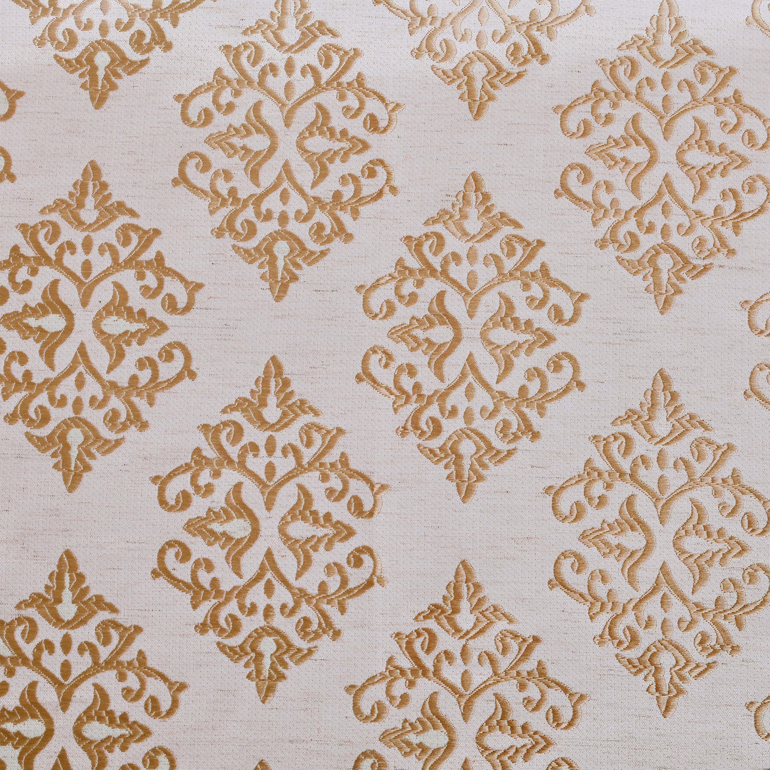 Elegant Venetian Damask Jacquard Embroidered Curtains - Set of 2, 26