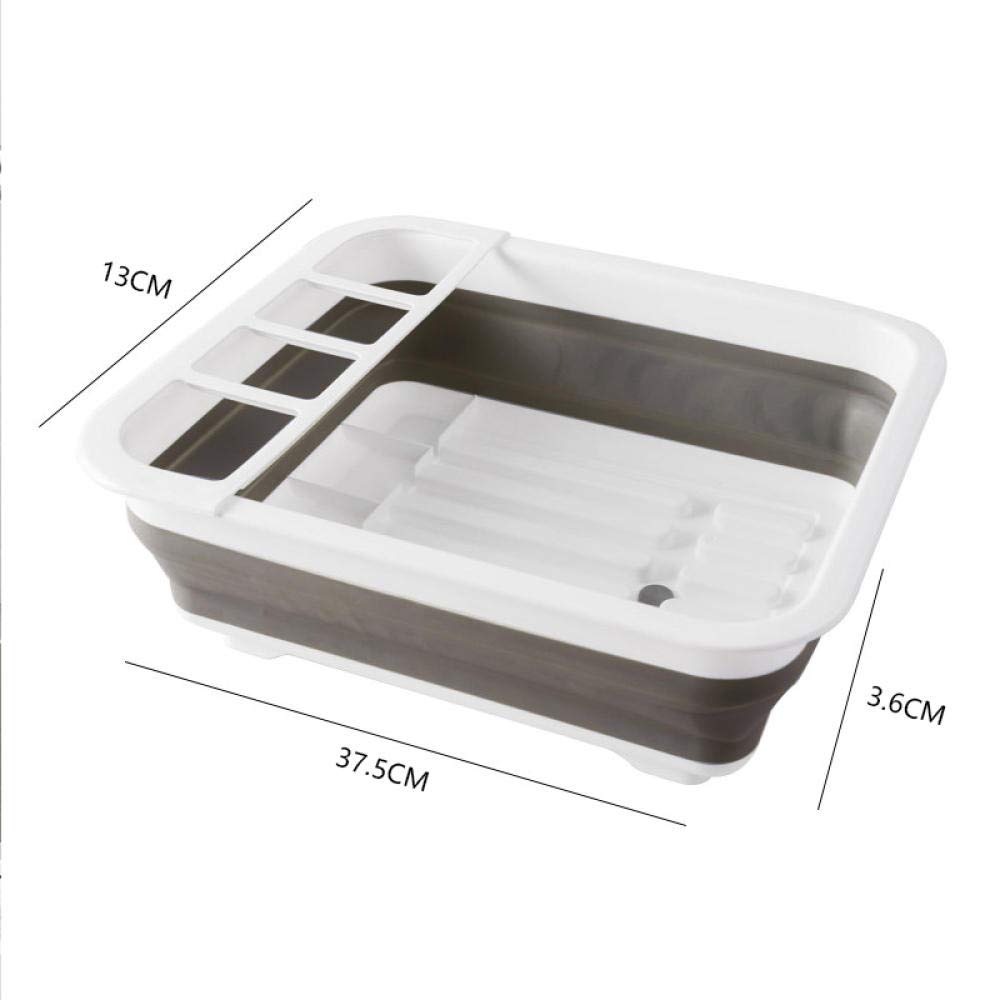 Foldable Dish Drying Rack - Space Saving Kitchen Organizer for Plates, Bowls & Utensils | Portable Countertop Drainer for Small Spaces | Perfect for Apartments, Dorms & RV Kitchens
