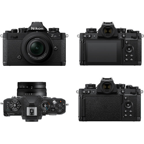 Nikon Z fc Mirrorless Camera with 16-50mm Lens Kit in Solid Black - Perfect for Travel, Vlogging & Street Photography