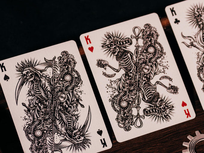 Mortalis Machina Premium Playing Cards - Unique Gothic Design for Poker, Magic Tricks & Collectors | Perfect for Game Nights, Gifts & Cardistry