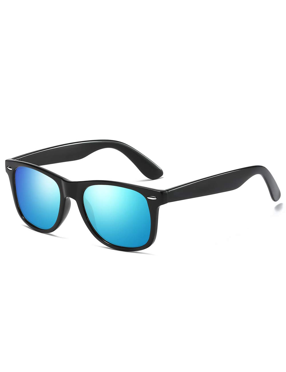 Vintage Polarized Sunglasses for Men & Women - Retro Square UV400 Protection Driving Glasses with Case - Perfect for Outdoor Activities, Beach, Driving & Fashion Accessories