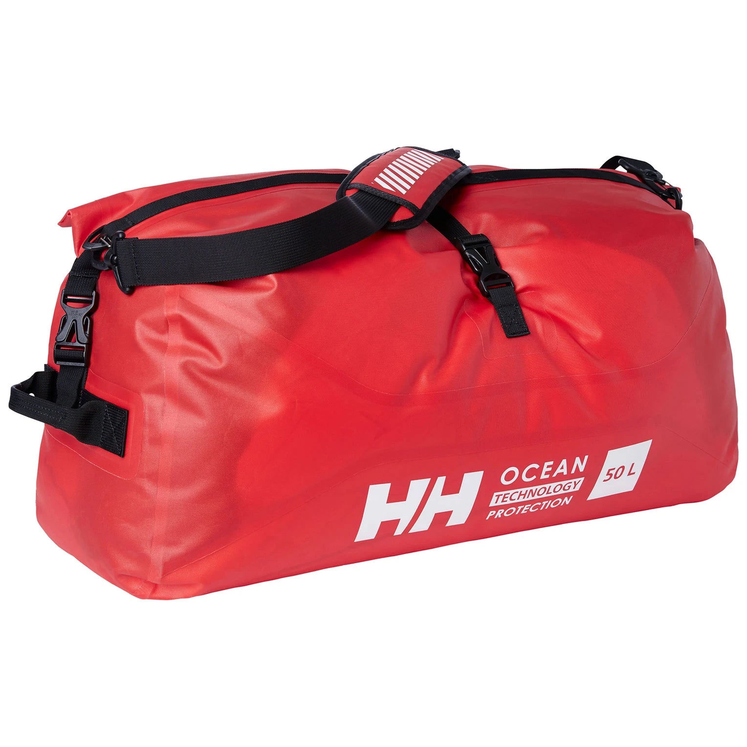 Helly Hansen Offshore Waterproof Duffel Bag 50L - Heavy Duty Water-Resistant Travel Duffle for Outdoor Adventures, Camping, Hiking & Marine Use