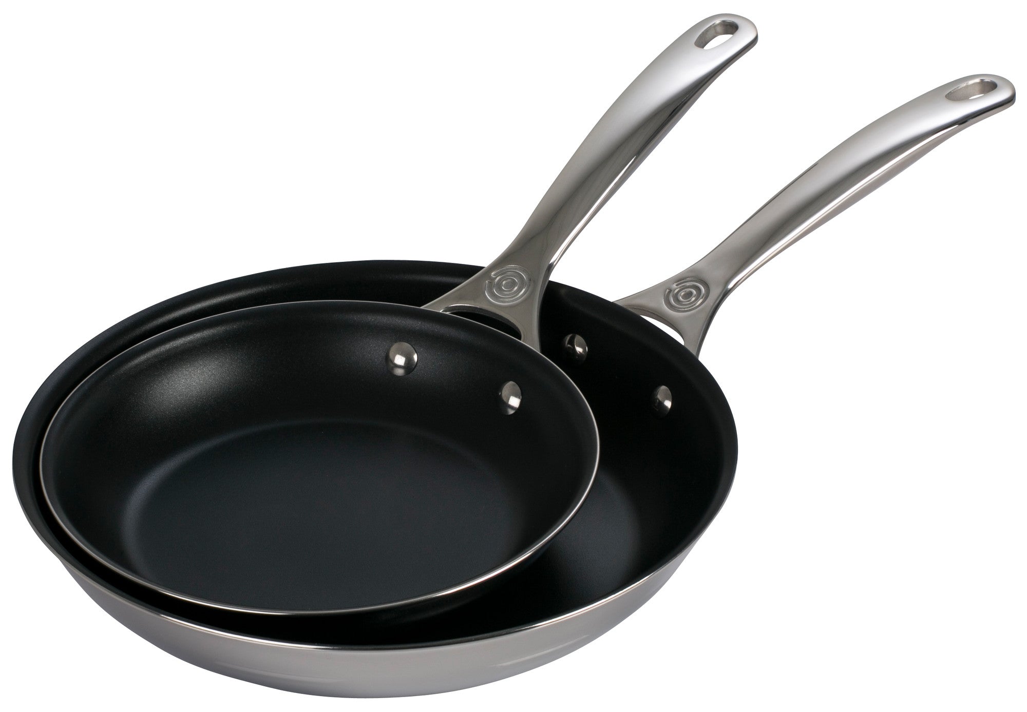 Nonstick Fry Pan Set - 8 Inch & 10 Inch 2-Piece Cookware for Sauteing, Frying & Cooking | Perfect for Home Kitchen, Camping & RV Use