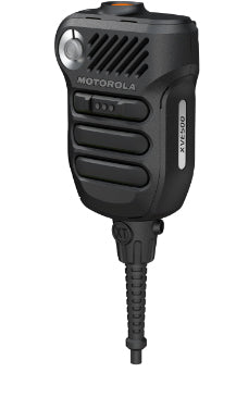 Motorola XVE500 PMMN4152ABLK Remote Speaker Microphone - High-Quality Two-Way Radio Accessory for Police, Security & Construction Teams