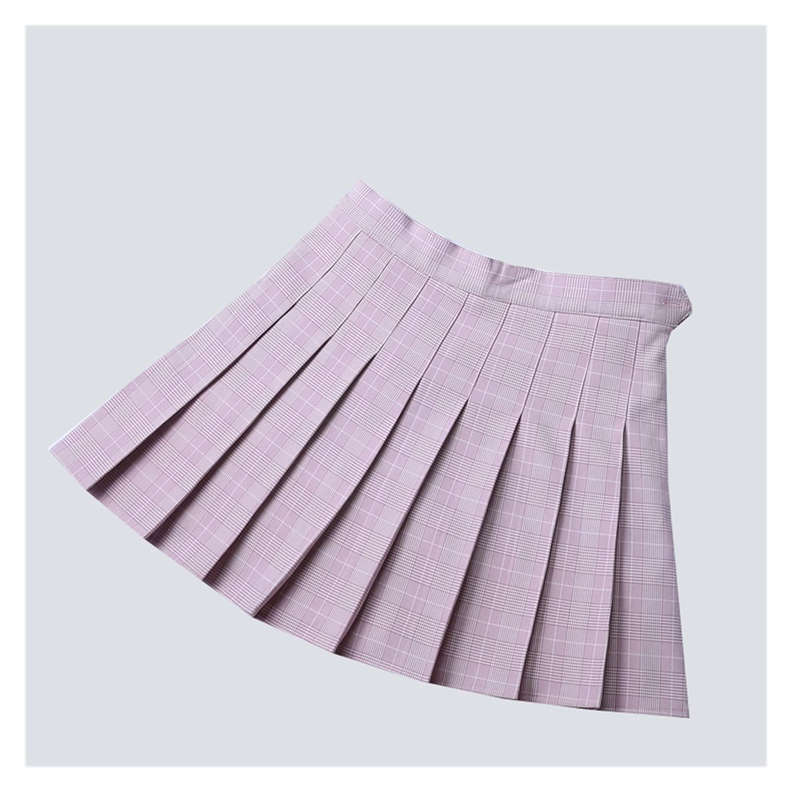 LSXLSD Women's High Waist Plaid Pleated Skirt - Preppy Style Harajuku Uniform Skirt for Students, Dance & Fashion | Chic A-Line Skirt for Ladies & Girls | Available in 20 Colors & XXXL Size | Perfect for School, Office, Parties & Casual Wear