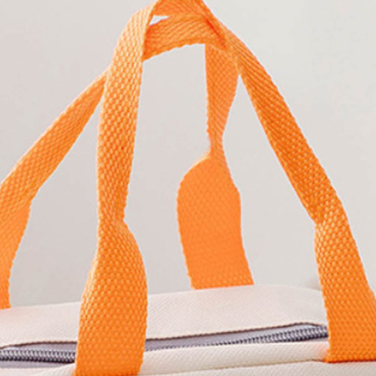 **Insulated Waterproof Lunch Bag with Oxford Cloth & Cartoon Zipper - Keeps Food Warm & Fresh - Portable Reusable Lunch Tote for Work, School, Office - Ideal for Women & Men (Beige)**