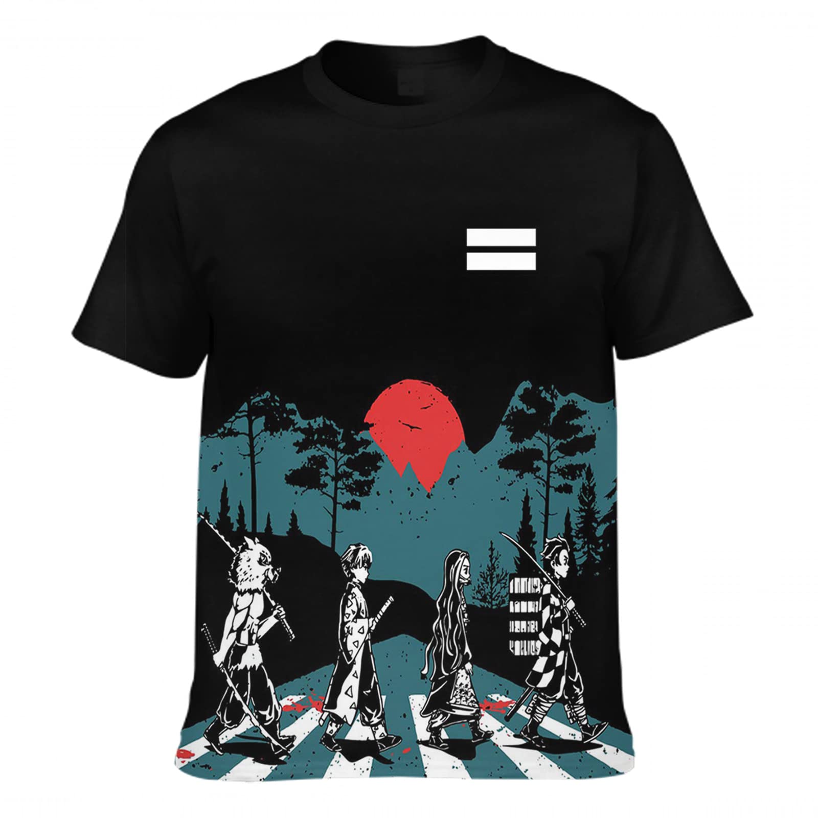 Unisex Anime Graphic T-Shirt - Athletic Fit Cartoon Print Tee for Men & Women | Casual Wear, Cosplay, Anime Conventions