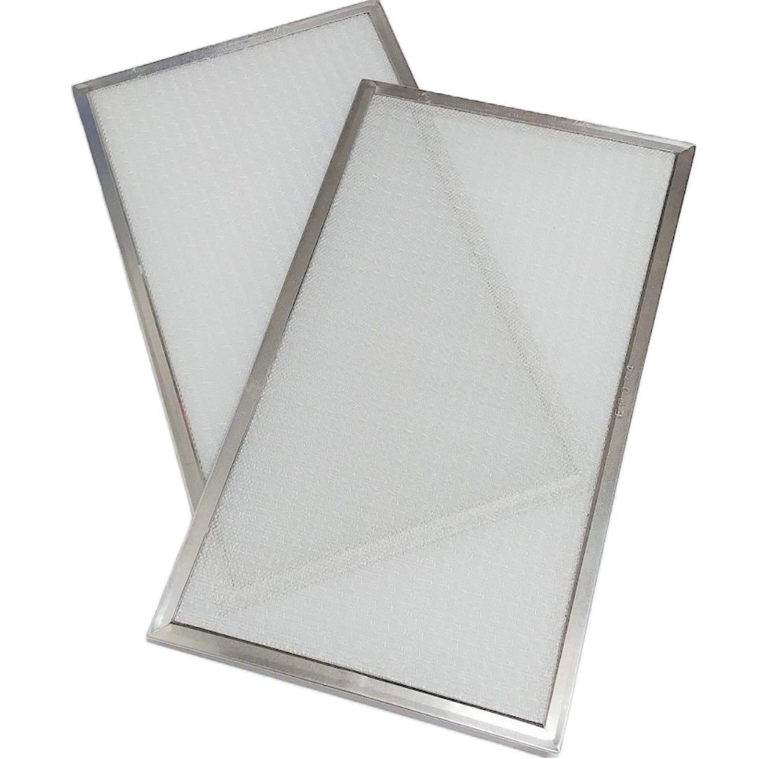 Fantech 402041 Washable Aluminum Mesh MERV 3 HRV/ERV Air Filter Kit - 8.5 x 15 Inches (Set of 2) - Perfect for Home Ventilation Systems and Air Purifiers