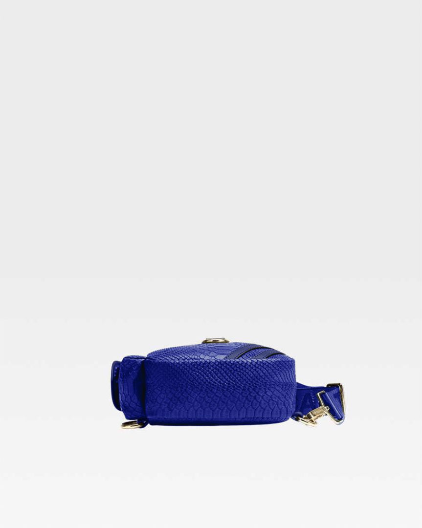 Apollo 1 Tear Drop Crossbody Bag in Royal Blue - Stylish & Compact Shoulder Purse for Women | Perfect for Travel, Shopping & Everyday Use