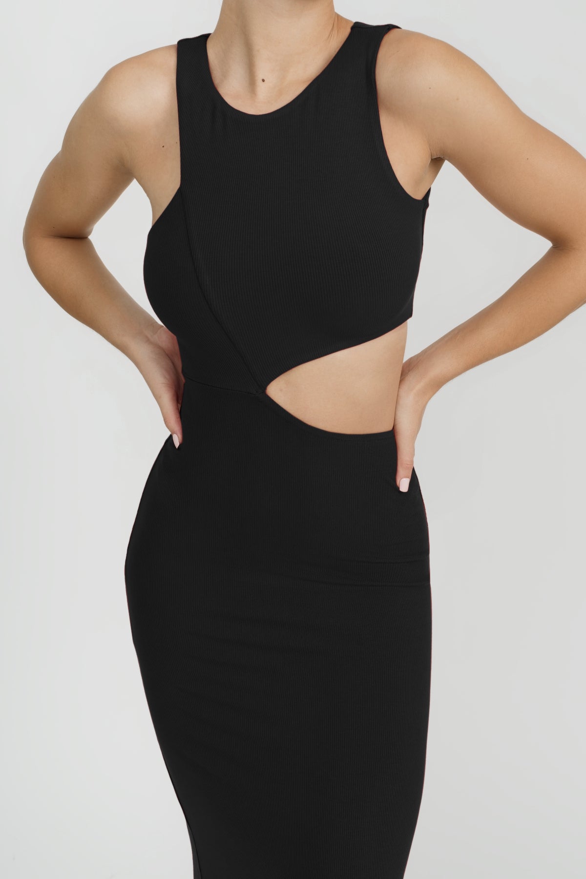 Lottie Maxi Dress for Women - Flowy Long Summer Dress with Pockets - Jet Black | Perfect for Beach Vacations, Date Nights & Casual Outings