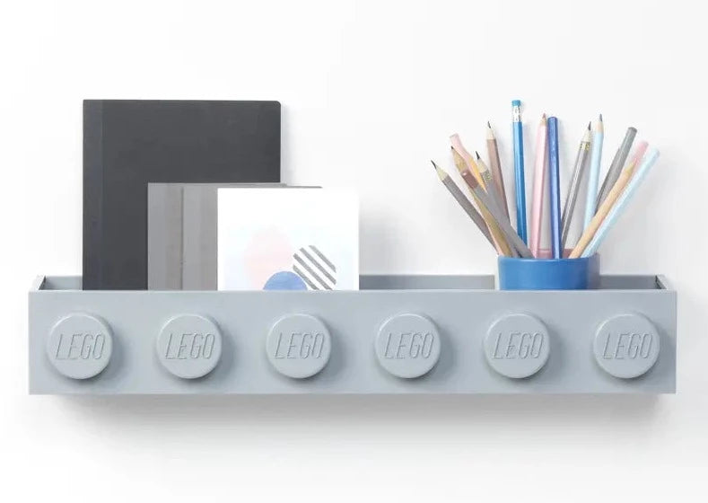 LEGO-Compatible Book Shelves for Kids & Adults - Black, White, Gray - 30% OFF - Perfect for Bedroom, Playroom & Office Organization