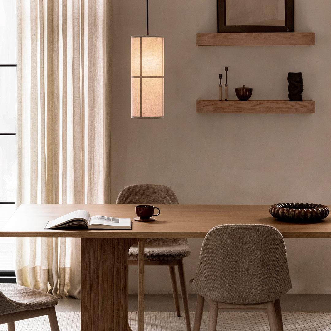 Hashira Pendant Lamp - Modern Japanese-Inspired Hanging Light Fixture for Dining Room, Kitchen Island & Living Room Decor