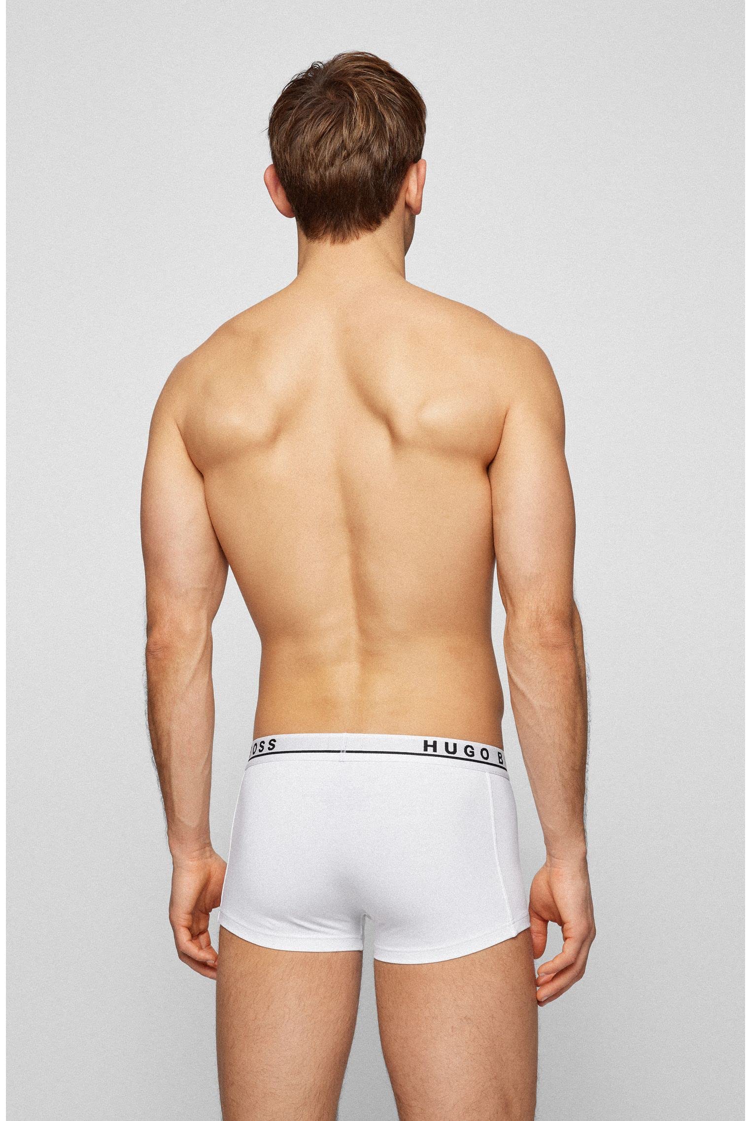 BOSS 3 Pack Men's Boxer Briefs - Soft Cotton Underwear for Comfort & Support - Perfect for Workout, Travel & Everyday Wear