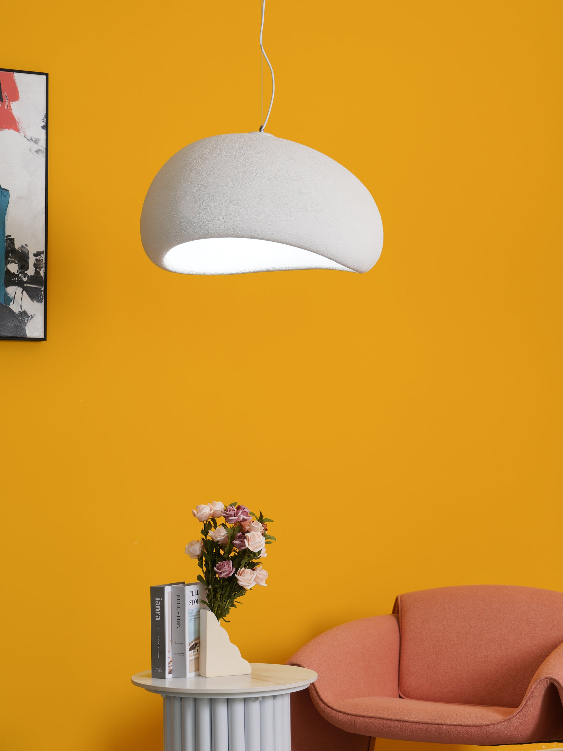 Cloud Pendant Light - Modern B-Shaped Hanging Lamp for Kitchen Island, Dining Room, or Bedroom Lighting