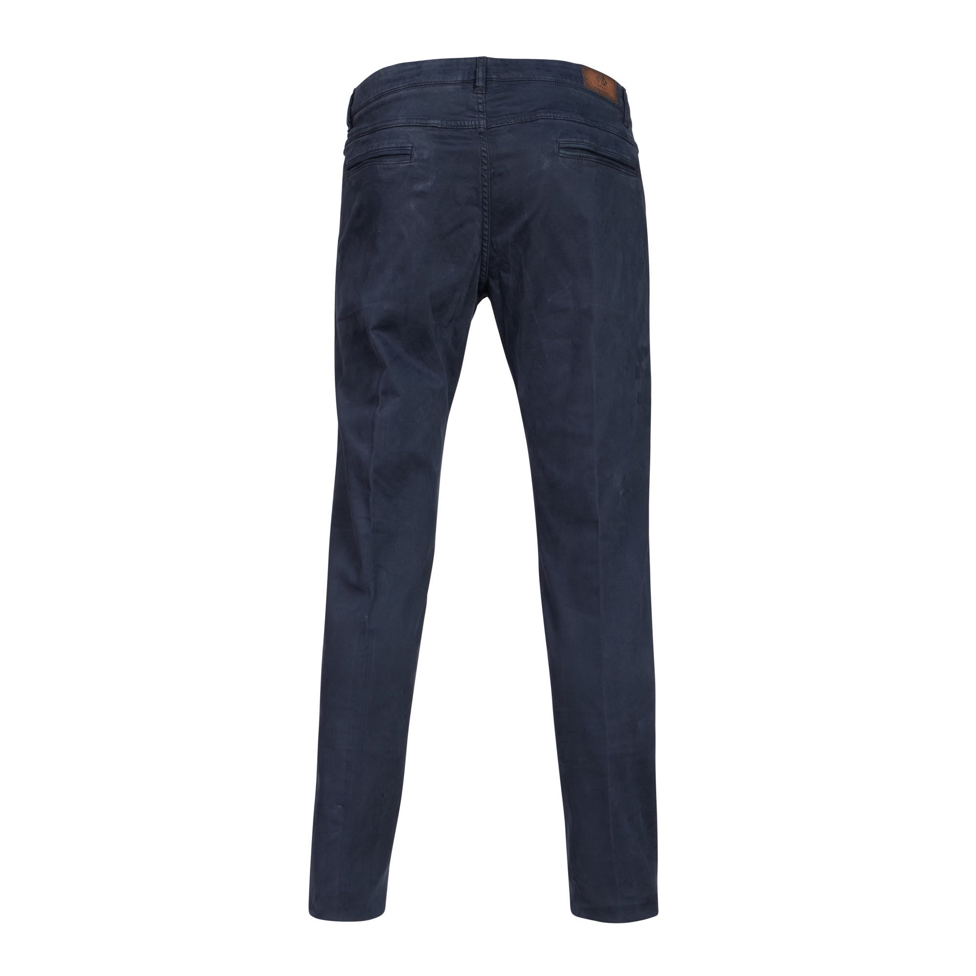 FRADI Men's Navy Blue Dress Pants - Slim Fit Comfortable Office & Business Casual Trousers for Work, Travel & Formal Events