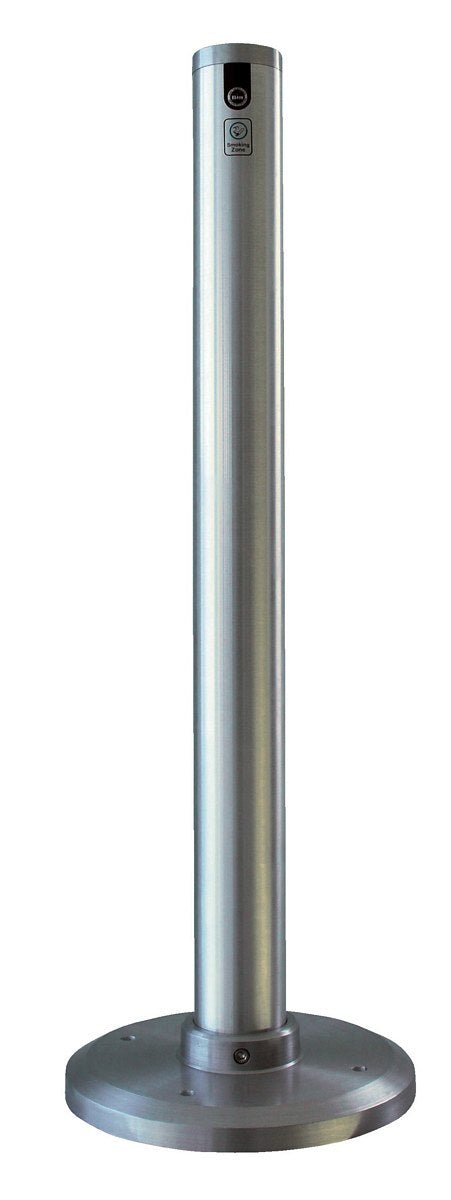 Heavy Duty Aluminum Smokers Bollards - Commercial Grade Outdoor Safety Barriers for Restaurants, Parking Lots & Sidewalks