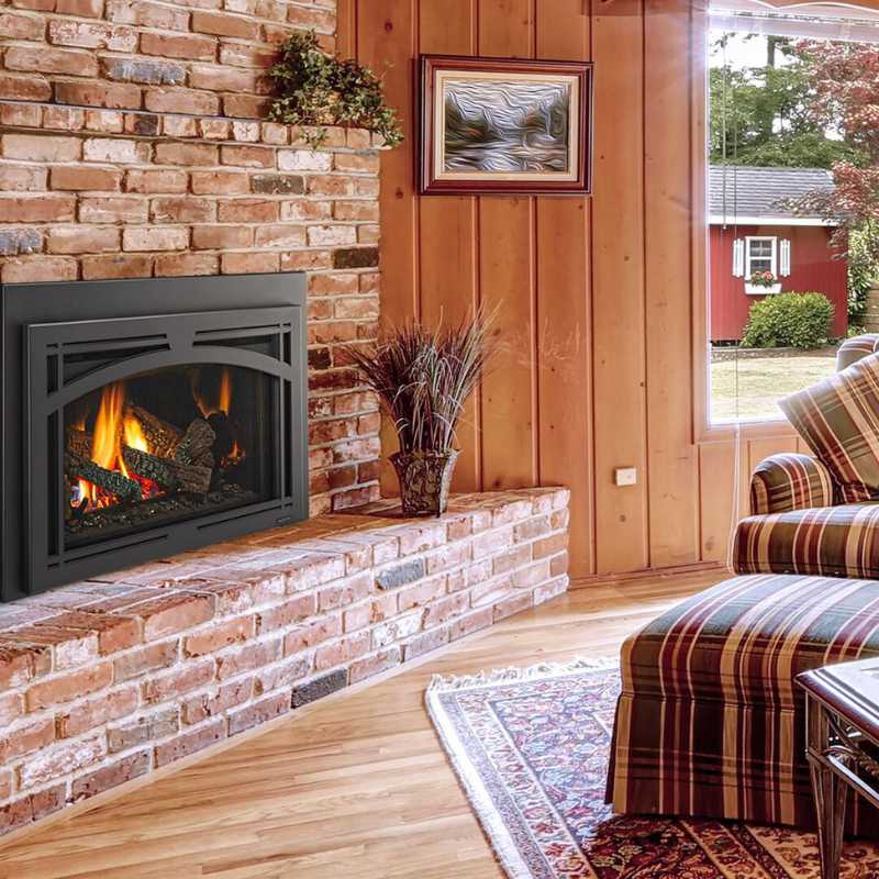 Majestic Trilliant 30 Direct Vent Gas Fireplace Insert | TRILLIANT30IN | Perfect for Cozy Living Rooms & Winter Home Heating