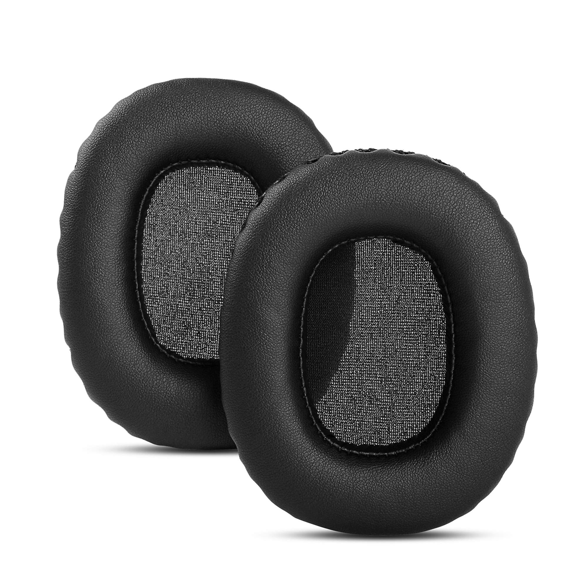 Replacement Earpads for Marshall Monitor Headphones - Premium Memory Foam Ear Cushions - Noise Isolation & Comfort Upgrade - Perfect for Music, Gaming & Travel (Black, 1 Pair)