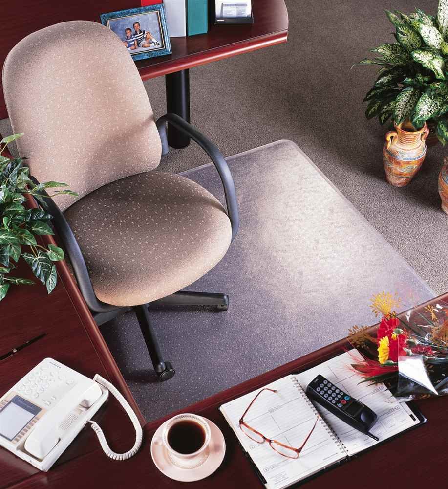 Deflecto Rollamat Heavy-Duty Chair Mat for Medium Pile Carpet - 36