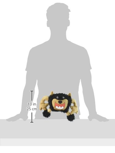 Scary Big Mouth Monster Dog Toy - 9 Inch Plush Squeaky Chew Toy for Large & Small Dogs - Fun Interactive Playtime for Pets