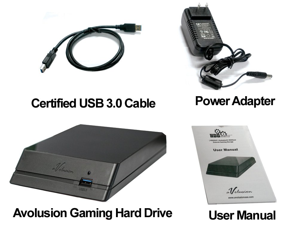 Avolusion 4TB 7200RPM USB 3.0 External Hard Drive for PS4, PS4 Slim & PS4 Pro - 64MB Cache, Pre-Formatted Gaming Storage - Perfect for Game Backups, Media Storage & Console Expansion (Renewed with 2-Year Warranty)