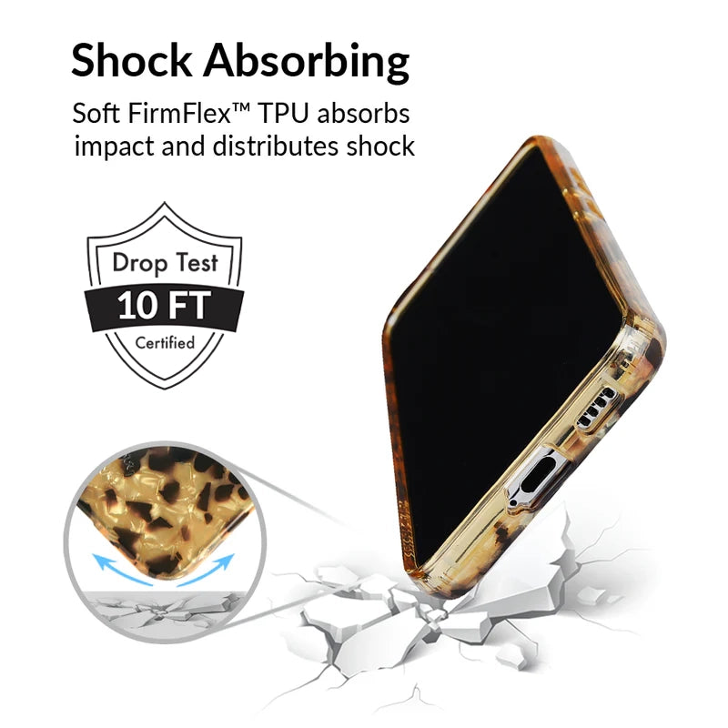 Samsung Galaxy Phone Case - Blonde Tortoise Shell Design - Protective & Stylish Cover for Everyday Use & Travel