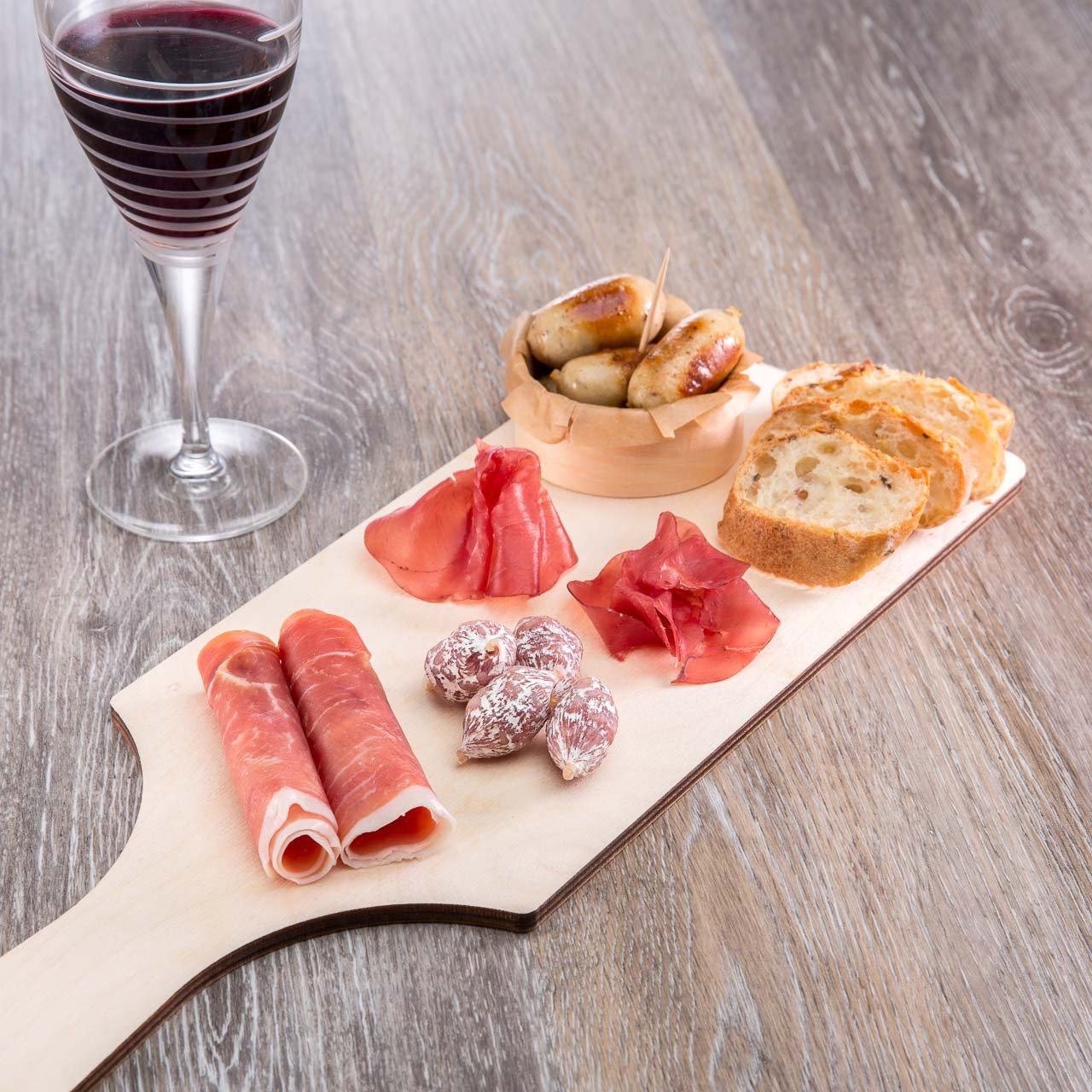Premium Large Wooden Tapas Board - Charcuterie & Cheese Serving Platter for Entertaining, Parties, and Family Gatherings
