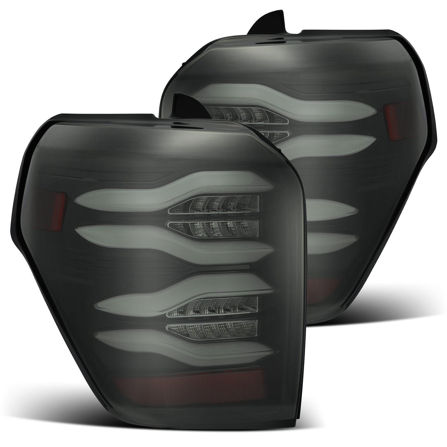 2010-2022 Toyota 4Runner PRO Series LED Tail Lights - Jet Black Alpha Rex 690010 - Upgrade for Enhanced Visibility & Style | Perfect for Off-Roading & Night Driving